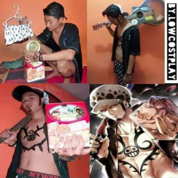Cosplay kocak warganet tentang anime one piece ini bikin ngakak abis